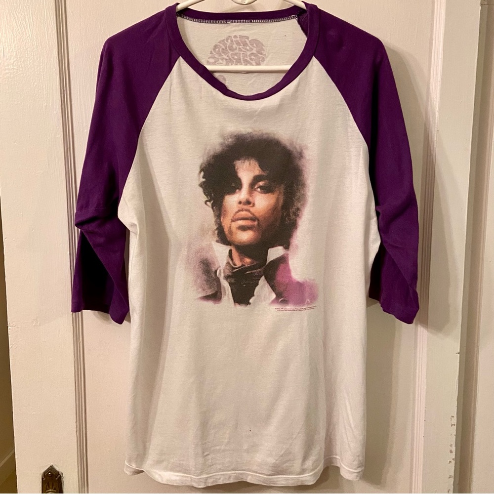 Prince Paisley Park Purple Raglan T-Shirt
